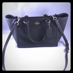 Coach LeatherTaupe/Grey Satchel Shoulder C…